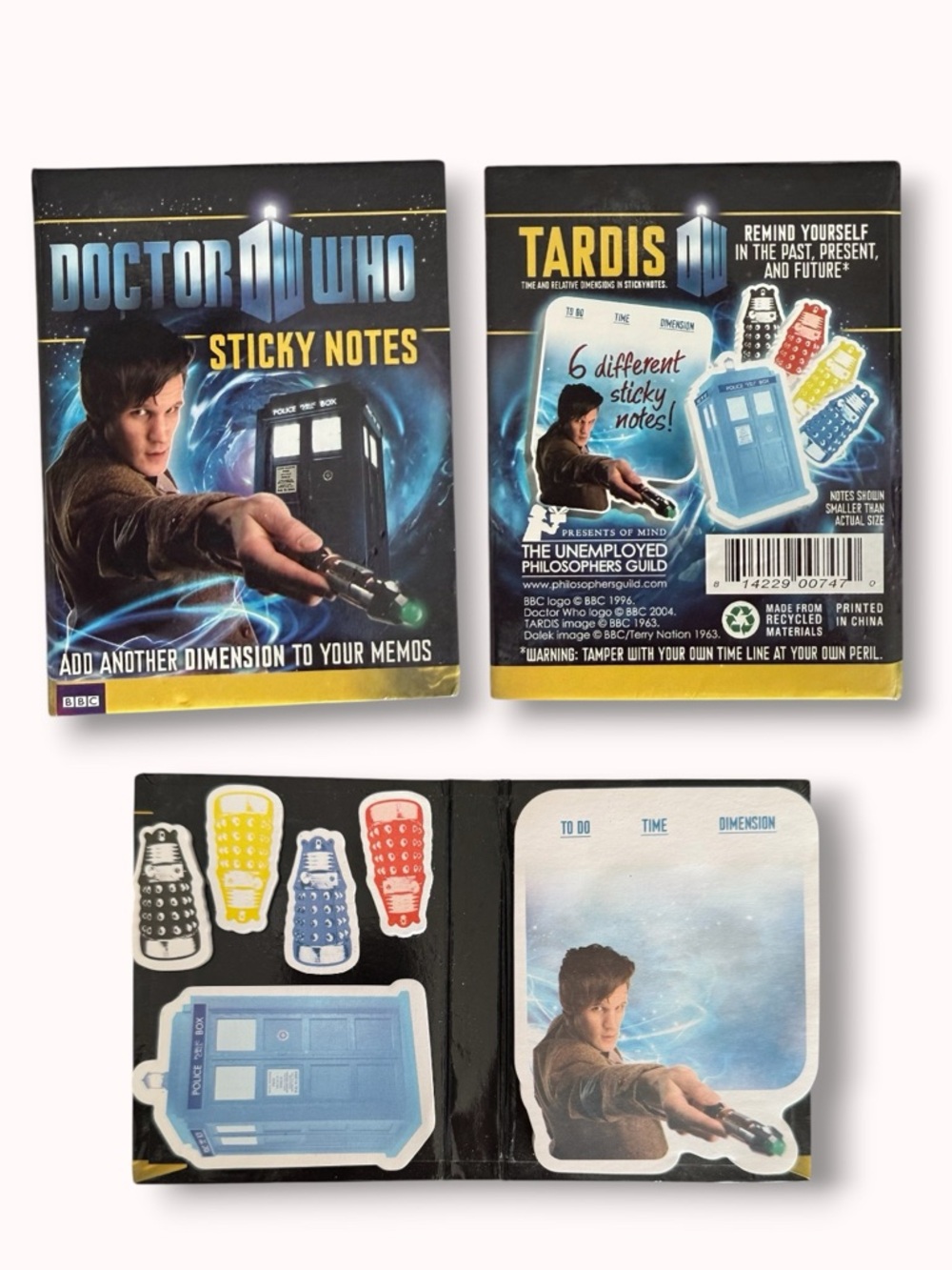 FREE WITH $30+ Doctor Who sticky notes
